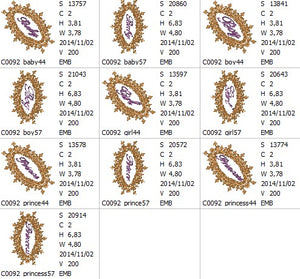 Nottingham Filigree Baby Combo