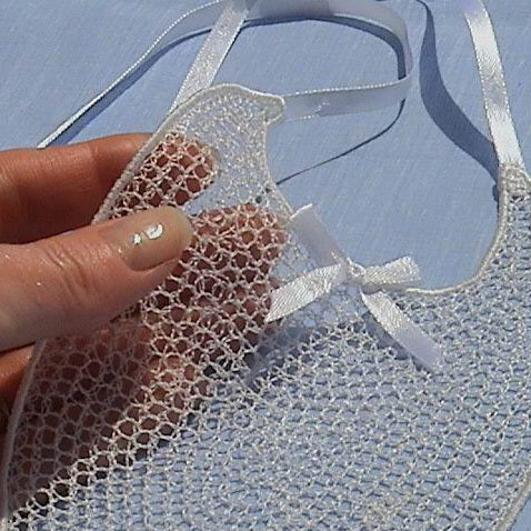 Freestanding Lace Baby Bibs