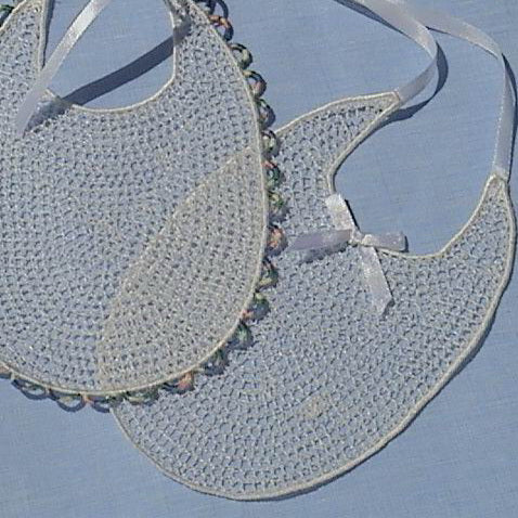 Freestanding Lace Baby Bibs