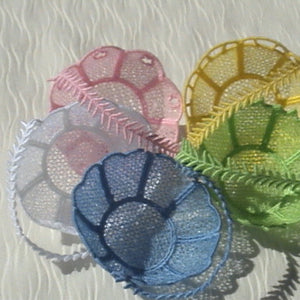 Tiny Freestanding Lace Baskets Galore