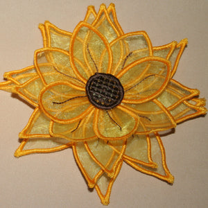 3d Silk Sunflower