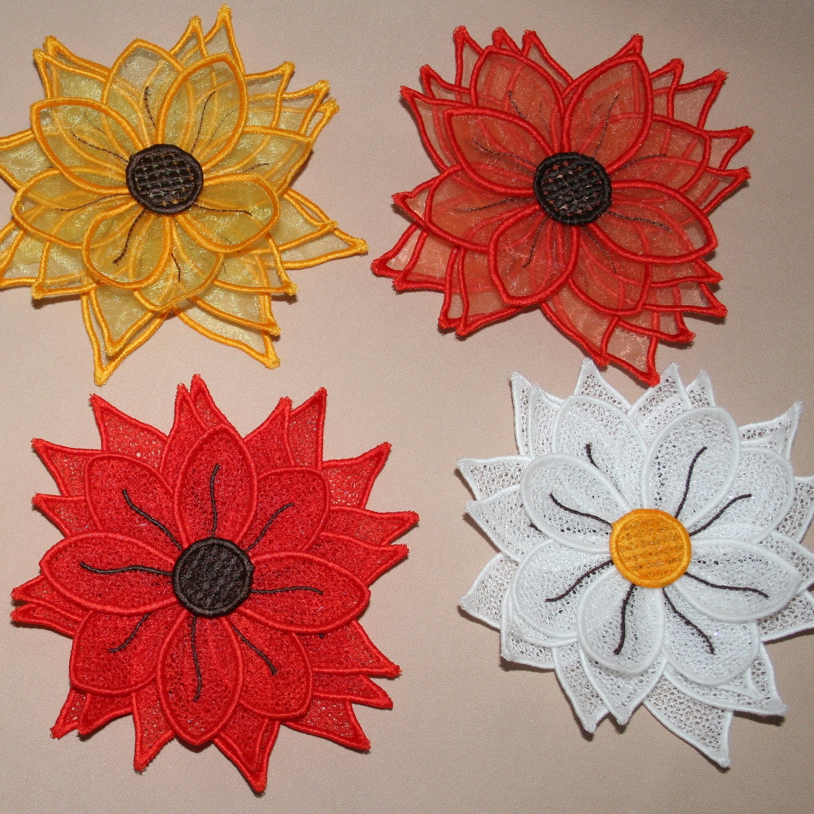 3d Silk Sunflower