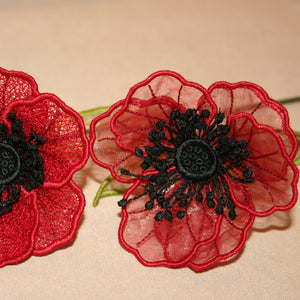 3D Silk Anemone Flower Variety