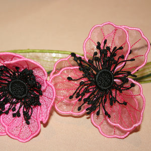 3D Silk Anemone Flower Variety