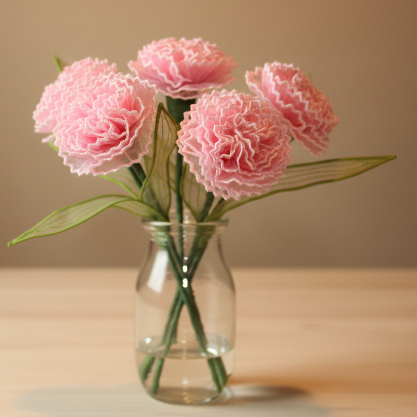 3D Carnation Flowers
