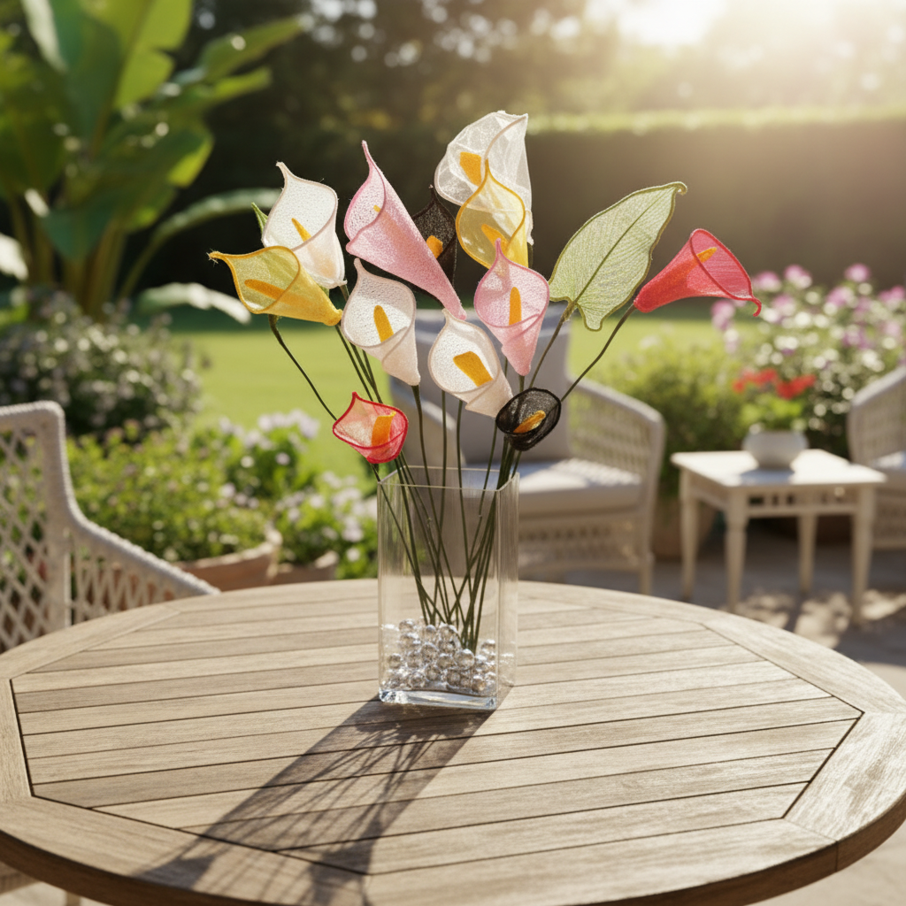 3D Silk Calla Lily