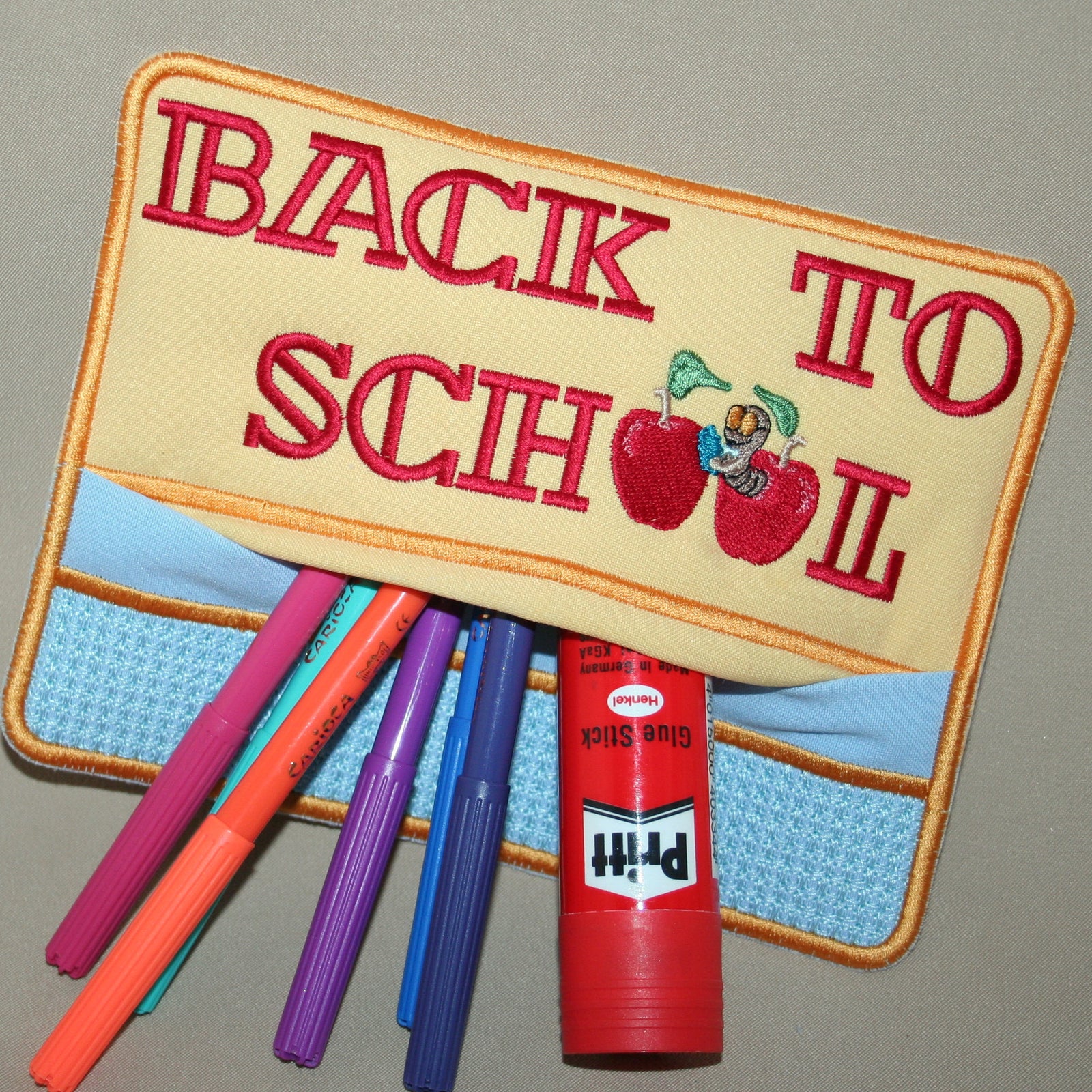 Back to School Pencil Pocket