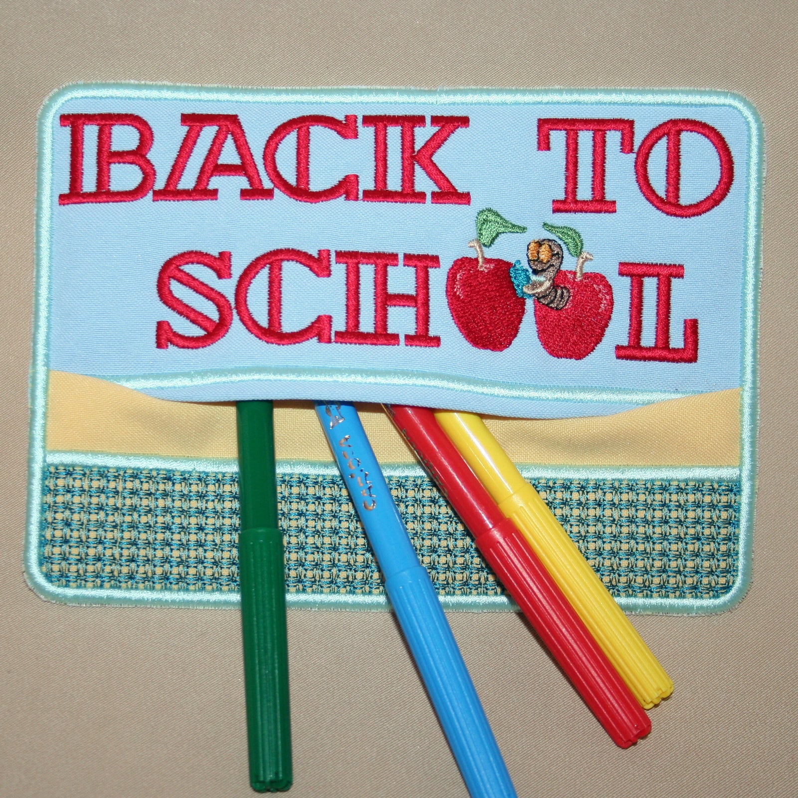 Back to School Pencil Pocket