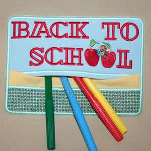 Back to School Pencil Pocket