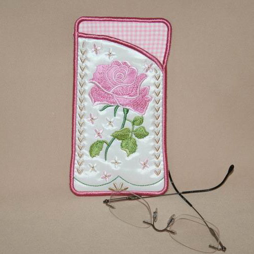 Rose Eyeglass Case