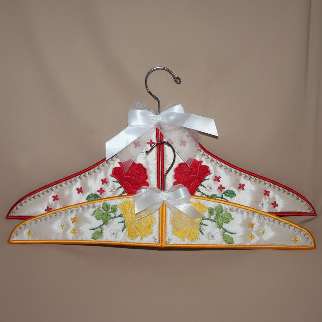 Rose Hanger Cover - a-stitch-a-half