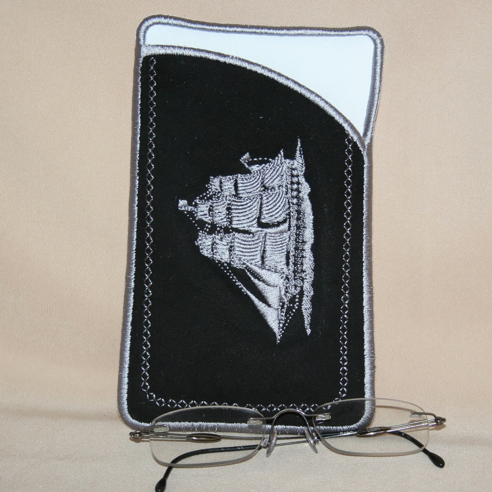 Ol' Sailship Eyeglass Case