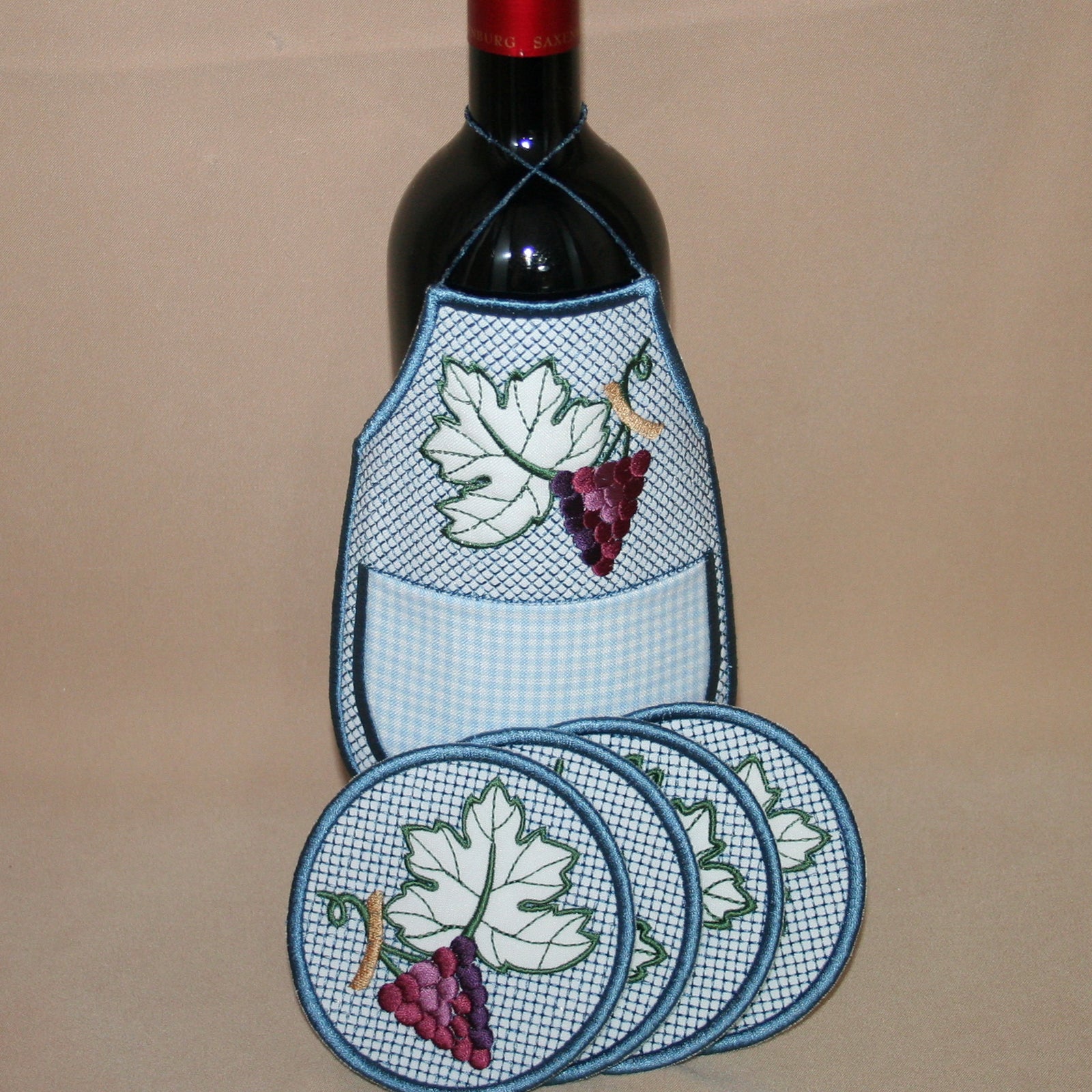 Wine Bottle Apron Vintage Vest