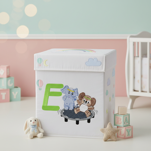 Fuzzy Koala Bear Letter E