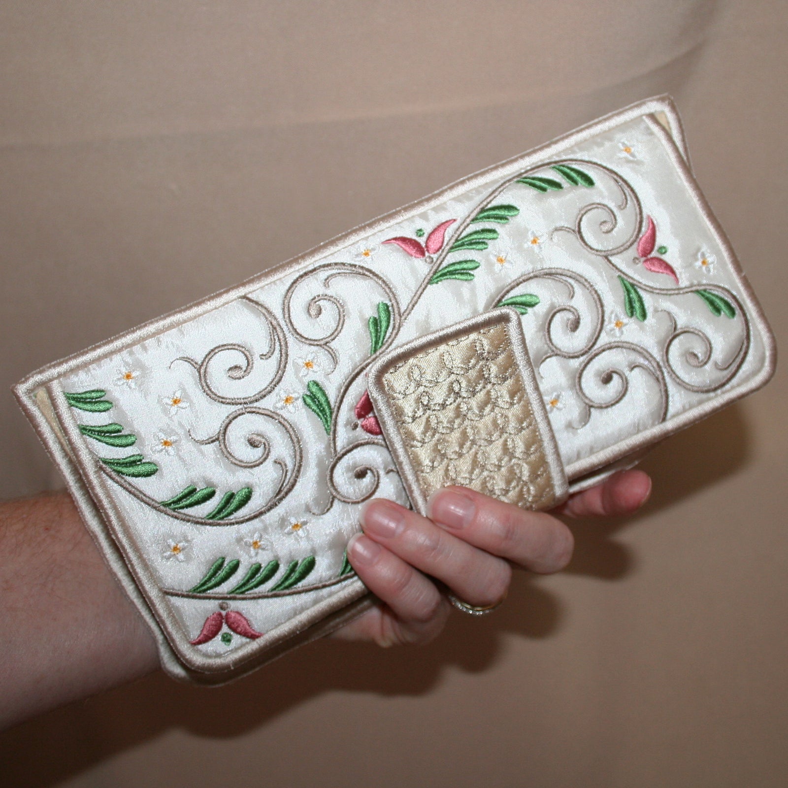 Elegant Foliage Coupon Folder