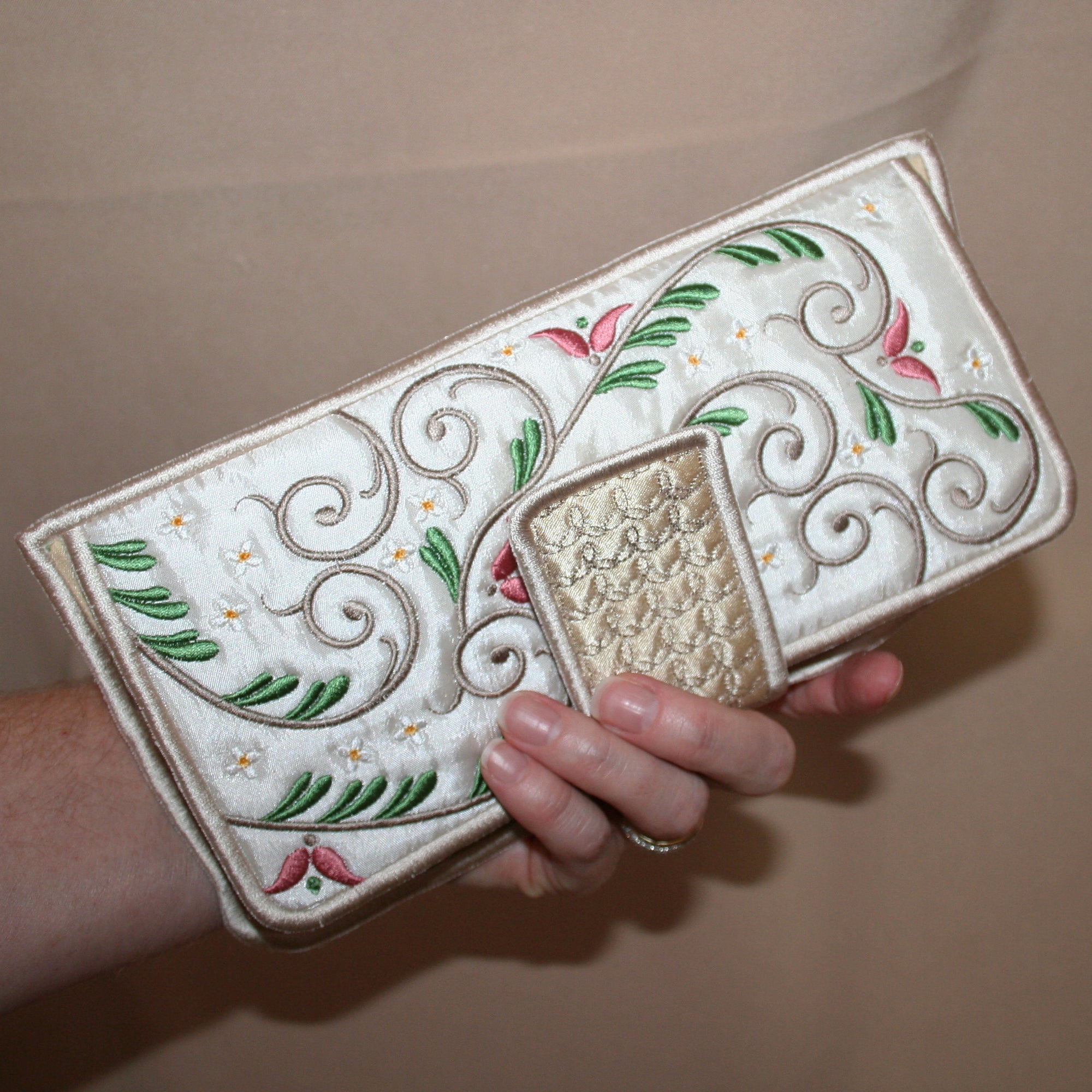 Elegant Foliage Coupon Folder