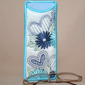 Daisy Hearts Eyeglass Cases