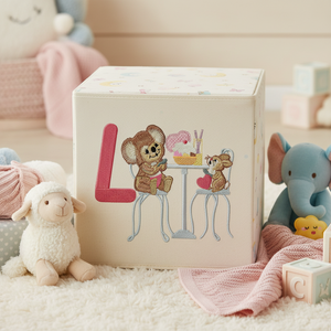 Fuzzy Koala Bear Letter L