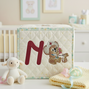 Fuzzy Koala Bear Letter N