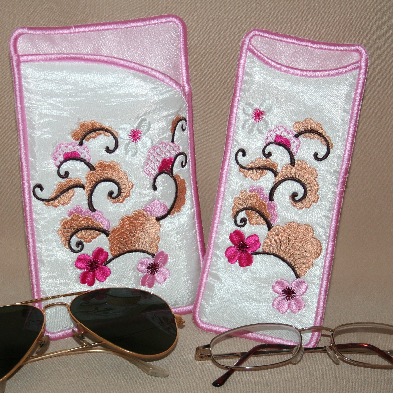 Cherry Blossom Eyeglass Cases