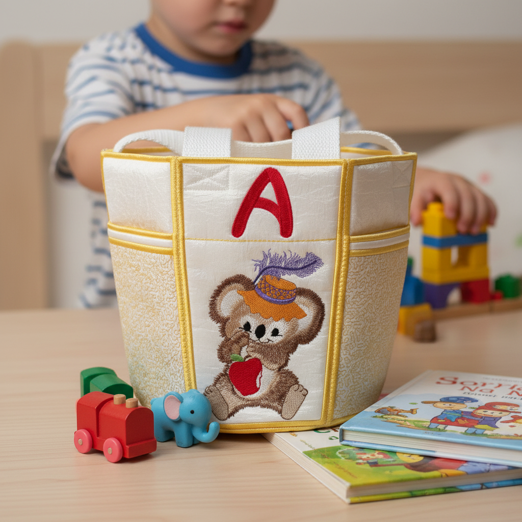 Bucket Fuzzy Koala Bear Letters ABC