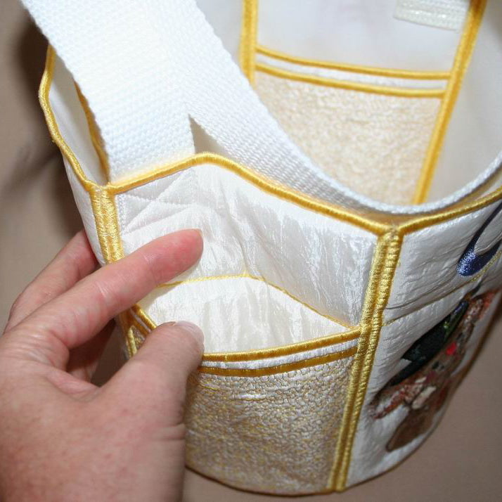 Fuzzy Bucket Tote ABC