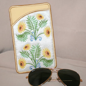 Sunflower Eyeglass Case