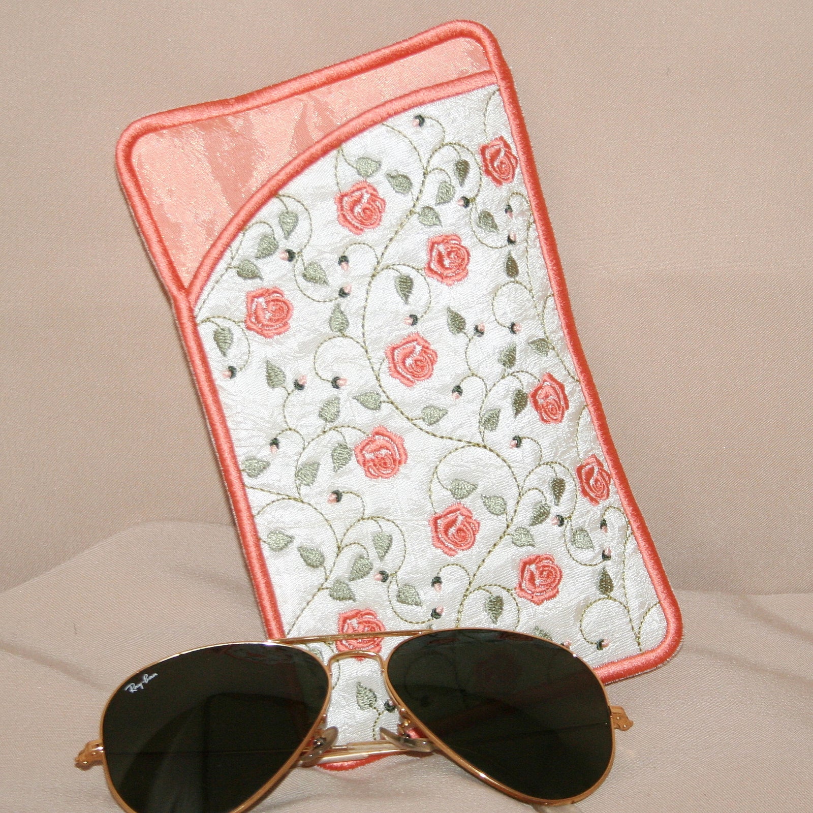 French Rose Eyeglass Cases