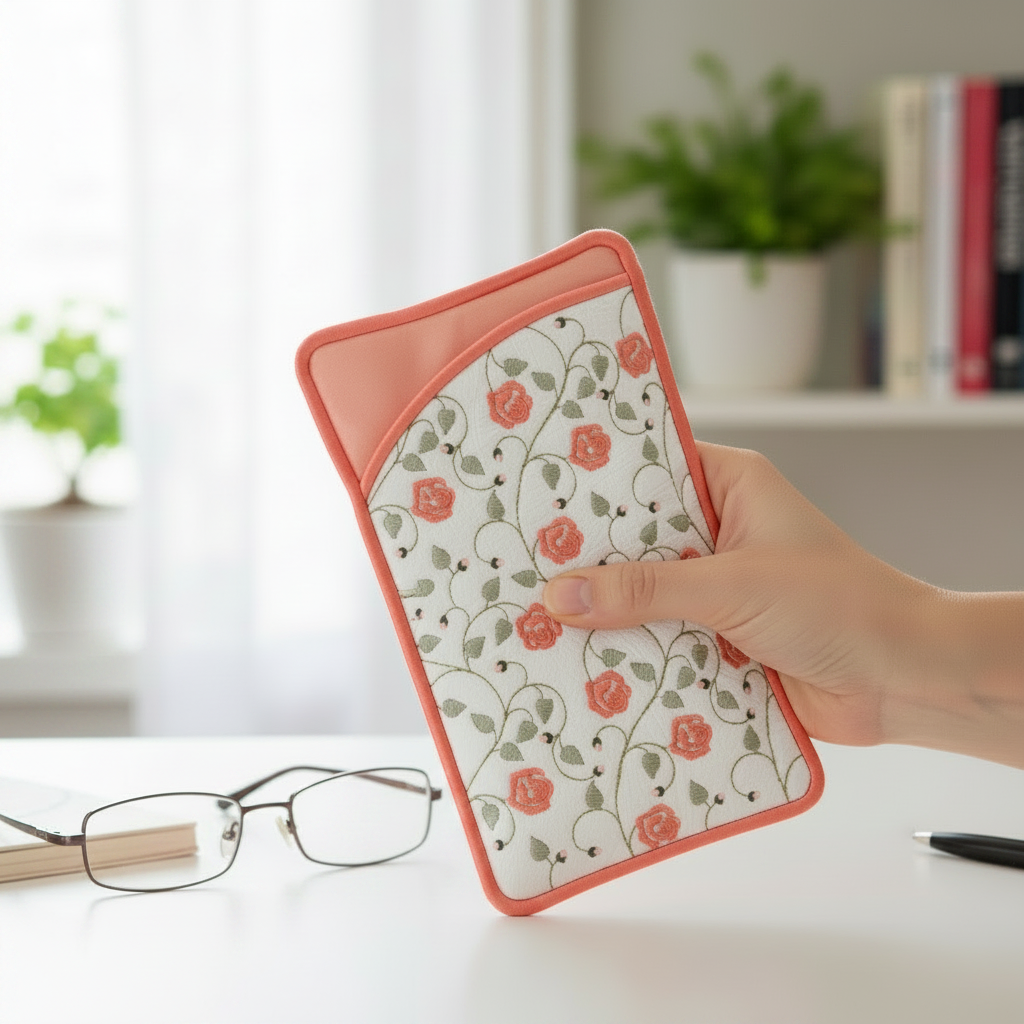 French Rose Eyeglass Cases