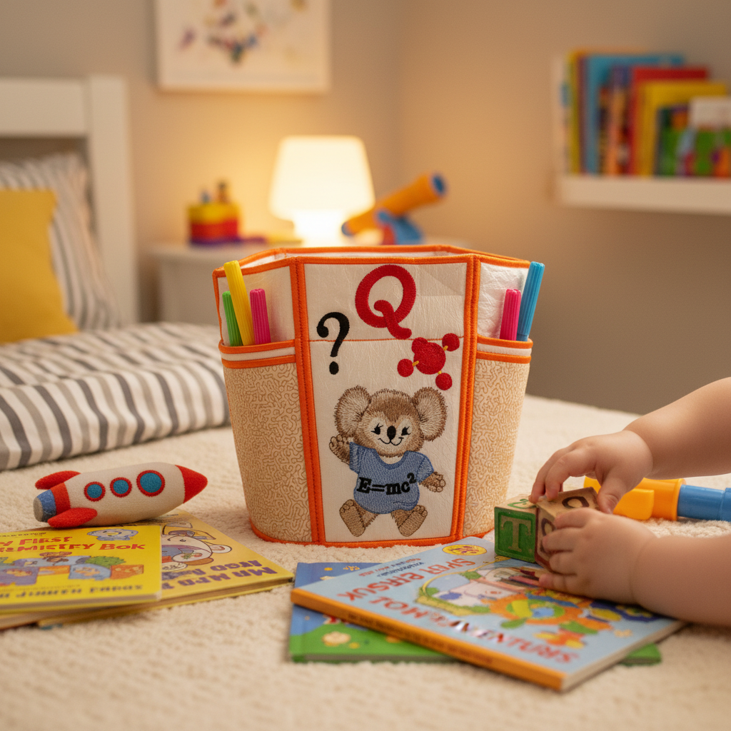 Bucket Fuzzy Koala Bear Letters PQR