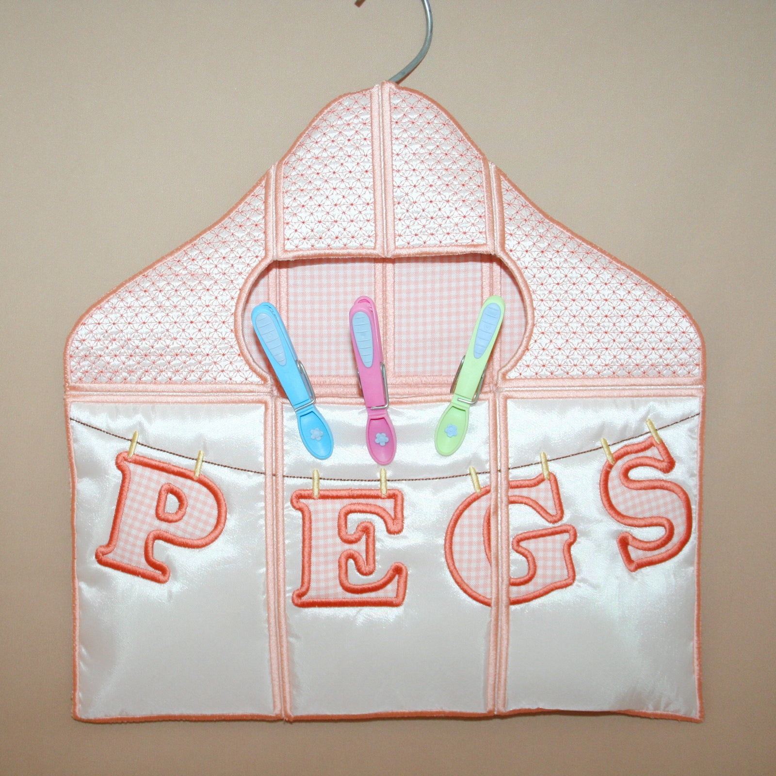 Letters Peg Bag