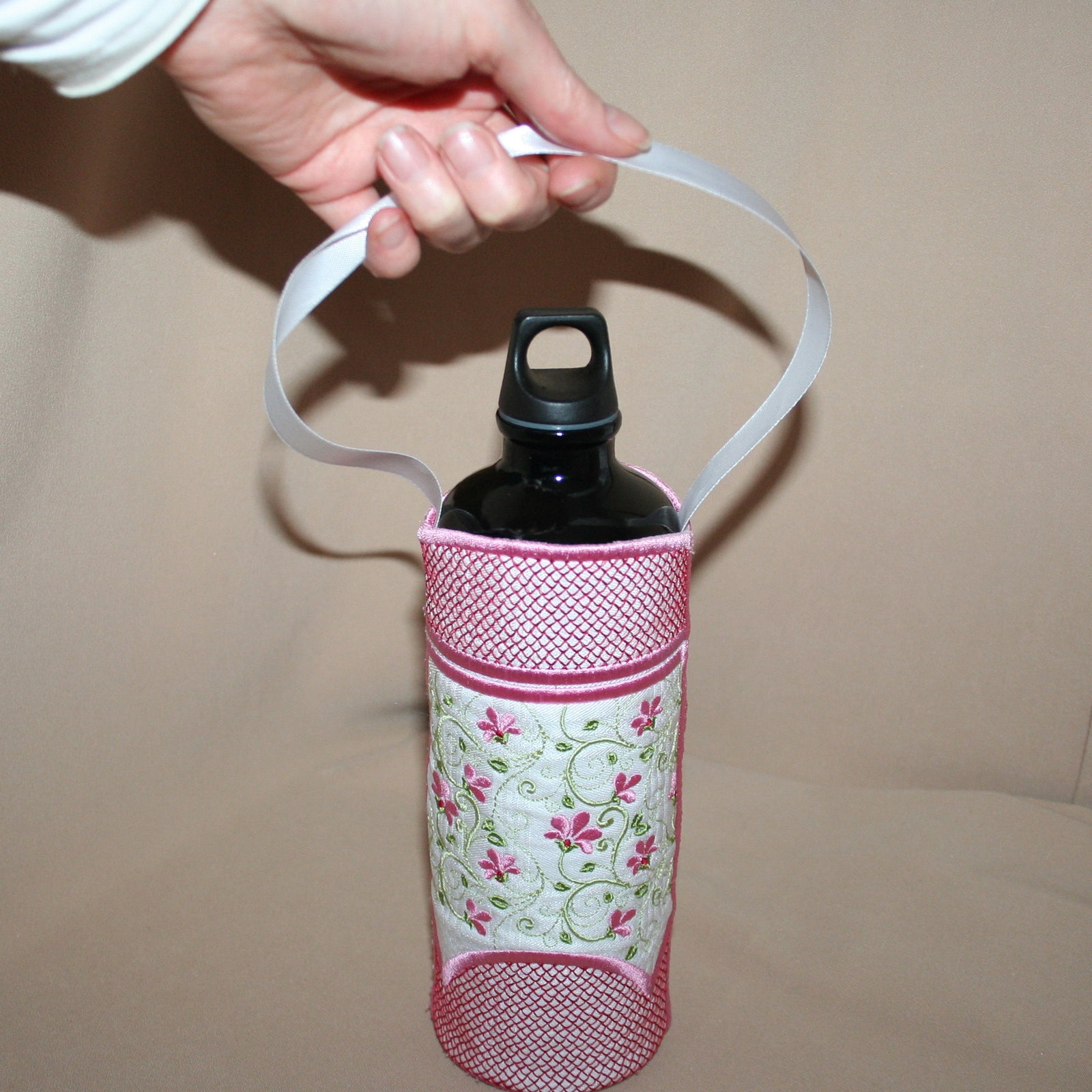 Florette Wine or Water Bottle Tote