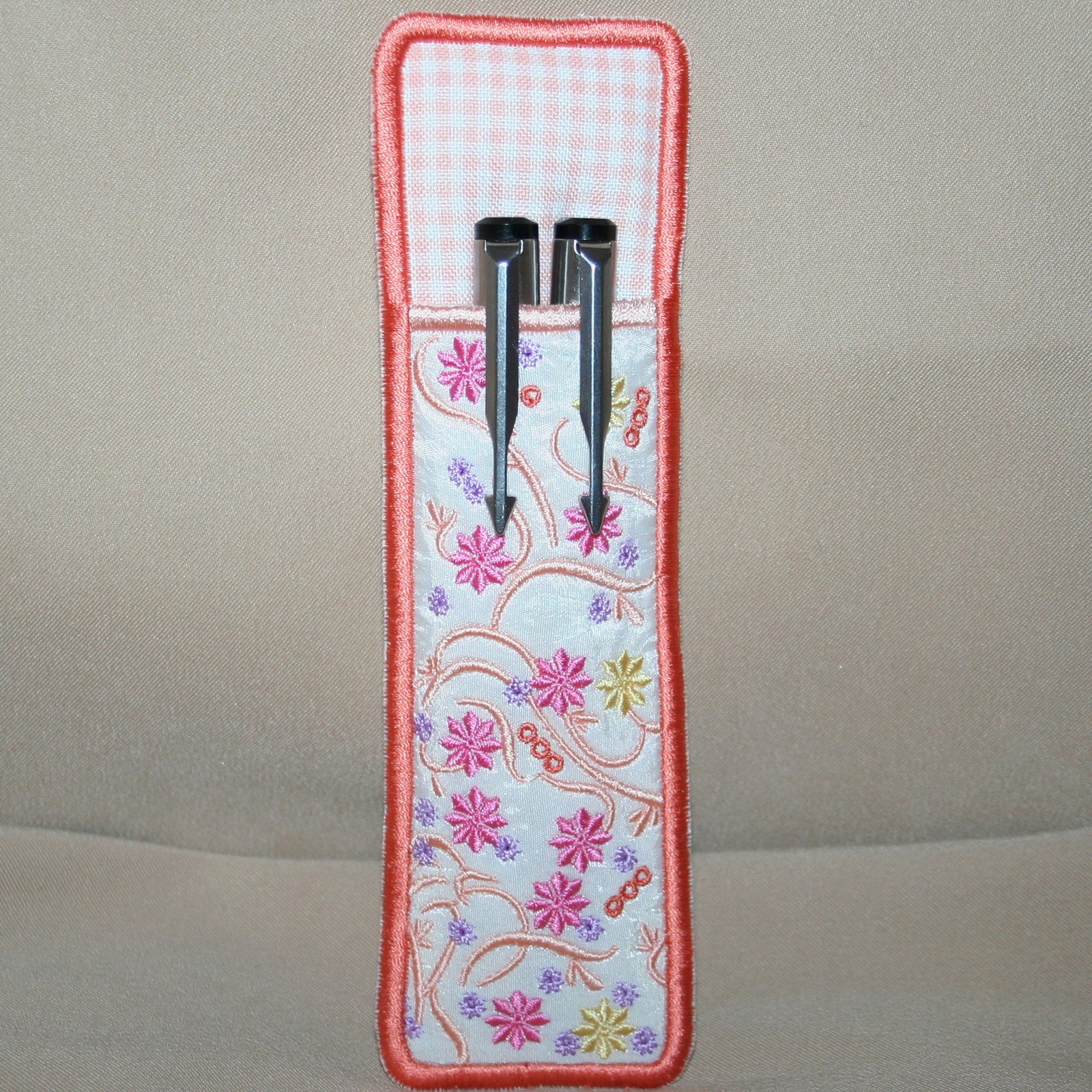 Flutterby Spring Pen and Pencil Sleeve