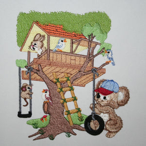 Jacob Fuzzy Koala Bear Tree House