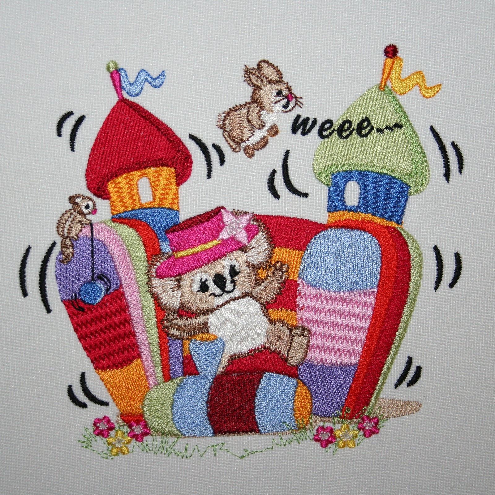 Emma Fuzzy Koala Bear Jumping Castle