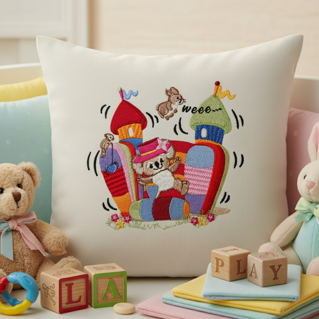 Emma Fuzzy Koala Bear Jumping Castle