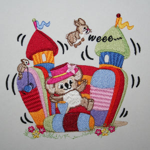 Emma Fuzzy Koala Bear Jumping Castle