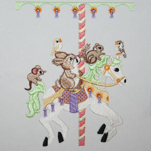 Fuzzy Friends on Carousel