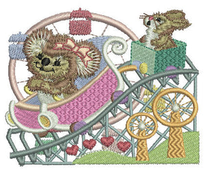 Fuzzy Koala Bear Emma Roller Coaster