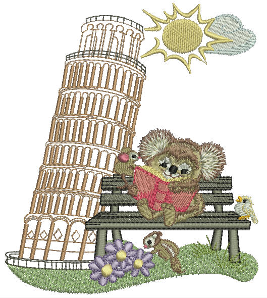 Fuzzy Koala Bear Olivia Italy