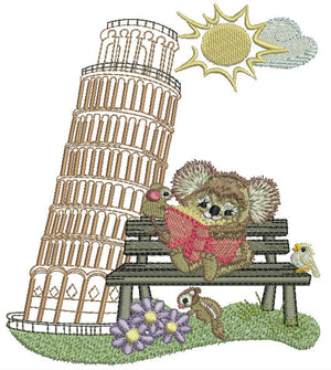 Fuzzy Koala Bear Olivia Italy