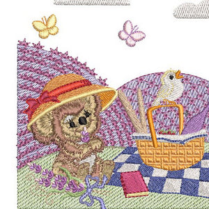 Fuzzy Oliver and Olivia in France