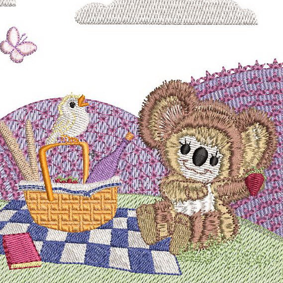 Fuzzy Oliver and Olivia in France