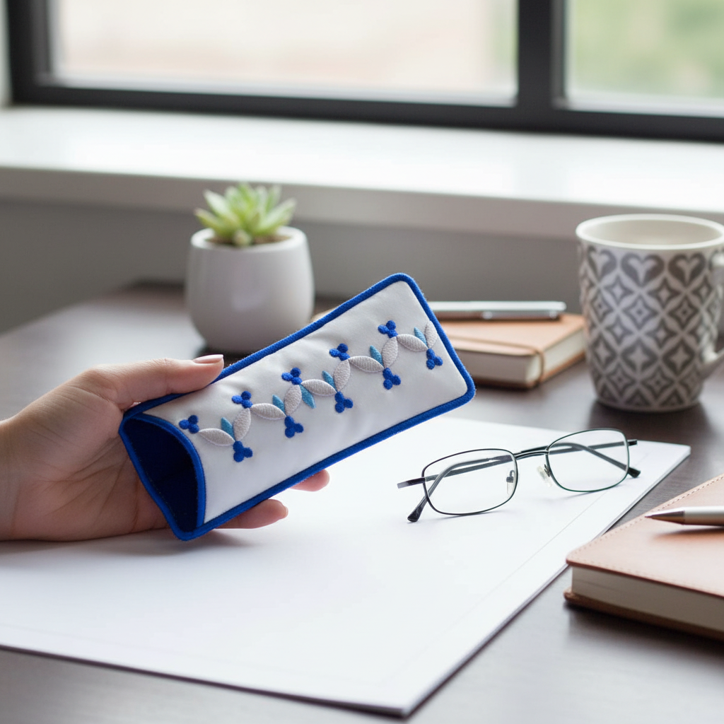 Royal Eyeglass Cases with Border