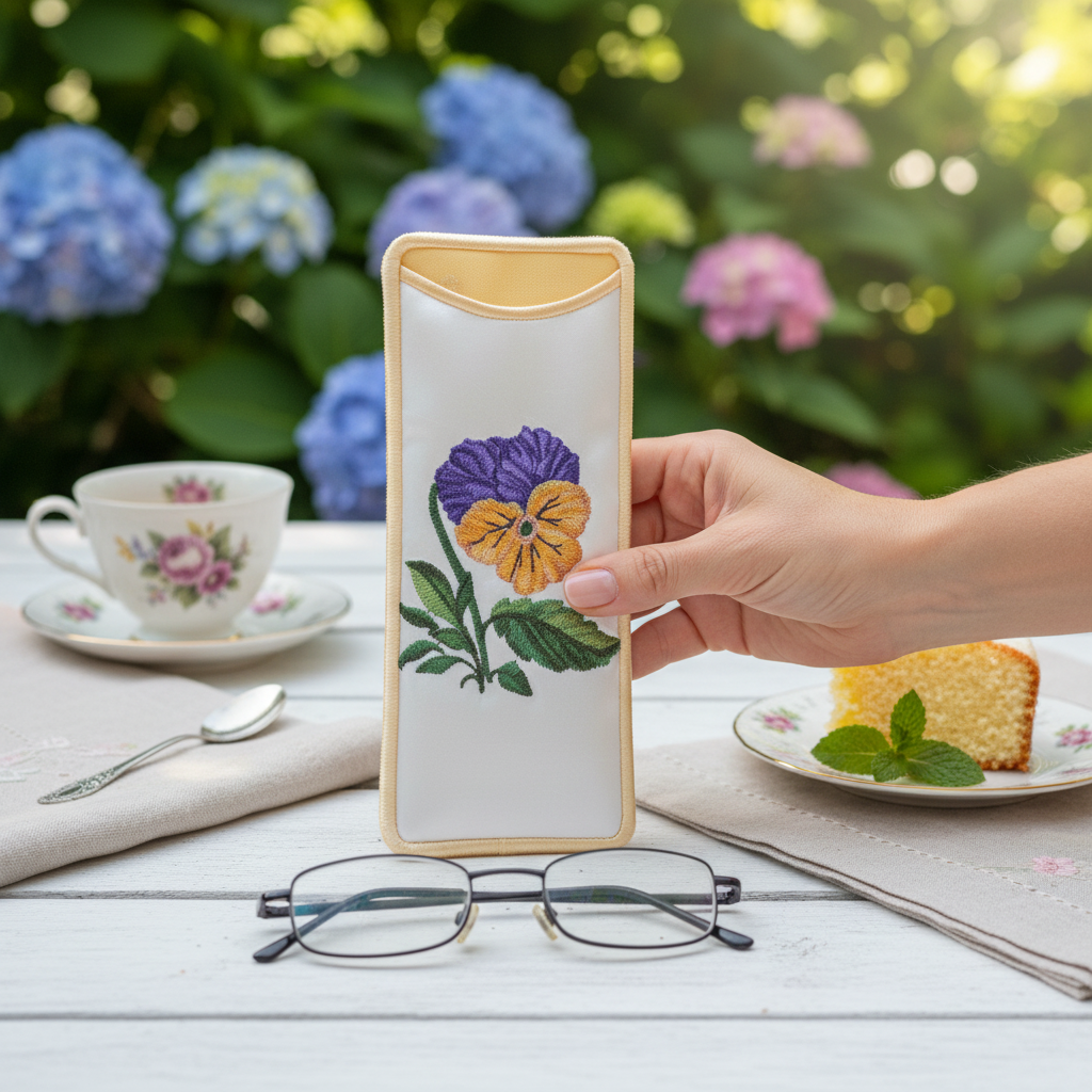Pansy Eyeglass Cases