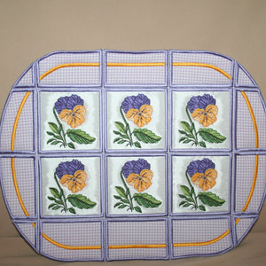 Pansy Placemat
