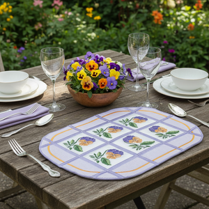 Pansy Placemat