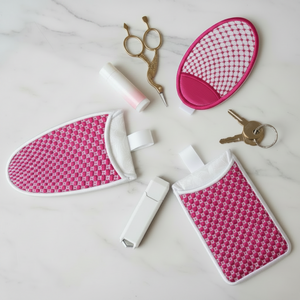 Carry All Key Tag Cerise