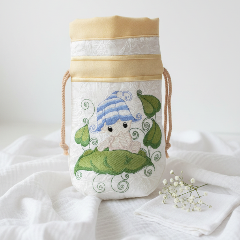 Baby Bubbles Sitting Drawstring Bag