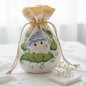 Baby Bubbles Sitting Drawstring Bag